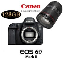 캐논 EOS 6D Mark Il BODY + 렌즈구성 풀패키지 PACKAGE, EF24-105 F4L IS II+128G+가방