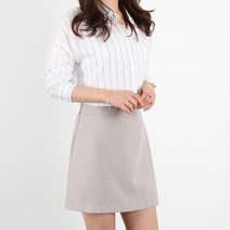 에이스하트 시원한 여름 루즈핏 긴팔 남방 빅사이즈 핀스트라이프 셔츠
