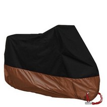 실내 자전거 사이클 VR 경주 게임 스피닝 바이크 유니버설 오토바이 보호 커버 야외 안티 uv 코팅 천 방수 방진 sunproof 스쿠터 오토바이, XL, 커피