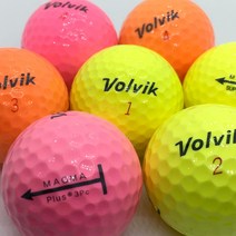 볼빅 마그마 컬러 3피스 4피스 A-급 로스트볼 30알 창고직영 비재생 라운딩용 로스트볼