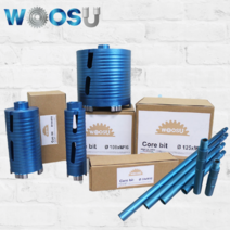 우수다이아몬드 건식코아날 [당일출고] 건식코아비트 28-225파이 코어비트, 건식코아비트 225파이, 1개