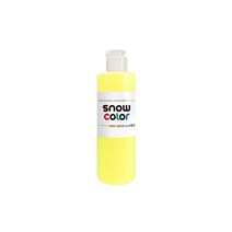 스노우물감 250ml 낱색 스노우키즈 유아 아기 놀이 핑거 형광 페인팅 블랙라이트 촉감놀이 물감놀이 형광놀이 미술놀이, 옐로우, 1개