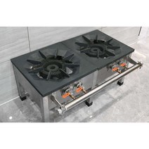 낮은 렌지 2구 업소용 그릴러 화구 가스 식당 간택기, 상세이페이지 참고, 2구 45X90X40