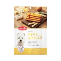 노견자견 산책간식 말랑식감 치즈소시지 2개 노견간식