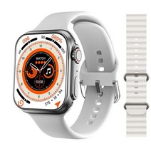 시계 시리즈 8 울트라 스마트 워치 49mm 케이스 420*486 방수 NFC 남성 여성 Pk ZD8 플러스, white ocstrap_watch 8 ultra