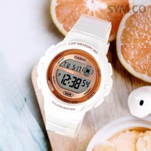 랩기능 100M방수 런닝 시계 LWS-1200H-7A2