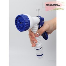 텃밭물주기 고무호스에 연결하는 손잡이 고정 분사기 물호수 깨끗한세차, 1개