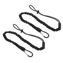 PATIKIL 스냅 후크가 있는 공구 랜야드 낙하 방지를 위한 88.9cm(35인치) 안전 목줄 2팩 옐로우, Black