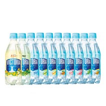 웅진식품 [웅진식품] 빅토리아 탄산수/탄산음료 500ml x 40페트 골라담기(플레인.레몬 등 10종 중 택2), 플레인20+청포도20