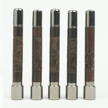 [삼촌네도장] 벽조목 만년도장 결재인 단면 양면, 양면-용, 소전체(한문만), 적색(기본)