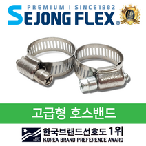 세종플렉스 국산 호스 밴드 부분 스텐 산업 농업용호스밴드 가정용호스밴드 분무기호스, 부분) 미니밴드 특대 6~25mm, 1개