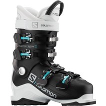 SALOMON X Access X60 W 와이드 여성용 스키 부츠 블랙 앤 화이트, 240