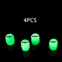 야마하 바이크 오토바이 야광 타이어 밸브 에어 포트 스템 커버 캡 YZF R1 R6 600R 750R 1000R FZ6 FZ6R FJR1300 용 4 개, [07] YZF
