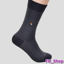 ForU392 지그재그 패턴양말 켤레색상혼합 5개 장목양말 남자양말 신사양말 기본양말