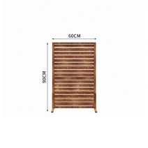 전원주택 울타리 가벽 담벼락 담장 설치 안전 펜스 팬스 마당 울타리 야외 철제 차폐휀스, 폭 60x높이 90cm 브루노 브라운