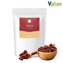 브이플랜 건 대추 야자 열매 씨없는 1kg 말린 야자대추 만수르 간식, 1kg(1개입), 1개