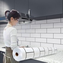 MOSAIRATION주방용 벽 방수 스티커 벽 장식 스티커 방수 가정용 투명 벽 스티커, 옵션8, 색깔36