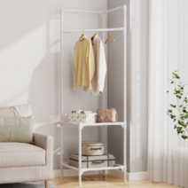 쏘샵 무볼트 코너 행거 드레스룸 모서리행거, 화이트