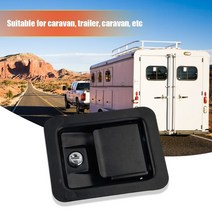 캠핑 트레일러 악세서리 탄소강 범용 잠금 트레일러 도어 래치 탄소강 도구 상자 잠금 벨트 2 rv 캠핑 캐러밴 자동차 액세서리, 없음, 1개