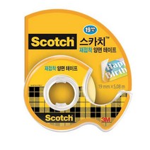 3M 스카치재접착양면테이프 238(19mmx5.08M)