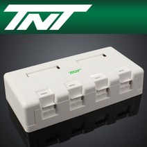 TNT 노출형 4포트 아울렛 박스허브랙 서버랙 방음랙 서버보관랙 허브렉 서버렉, 본상품