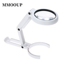 led 접는 빛 magnifier for book 신문 독서 휴대용 5x 11x magnifying glass handheld foldable loupe magnifying