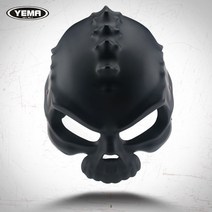 YEMA 머스탱 남성 여성 여름 사계절 멋진 하프 헬멧 배달 오토바이 스쿠터 바이크 라이딩 헬멧 스타일 style, 야 헤이