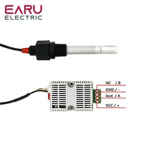 EC 트랜스미터 EC 센서 TDS 전도도 센서 모듈 4-20mA 0-5V 0-10V RS485 아날로그 전압 출력 수질 감지, 11 RS485 0-4400uS cm