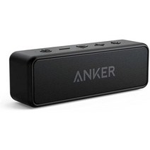Anker Soundcore 2 휴대용 블루투스 스피커 스테레오 사운드, 단일옵션