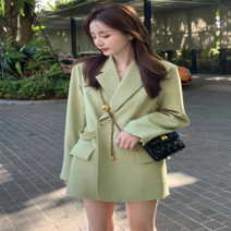 드라마 천원짜리 변호사 6회 옷 패션 백마리 김지은 그린 연두 자켓 결혼식 하객 모임 재킷 1회 2회 3회 4회 5회 스타일