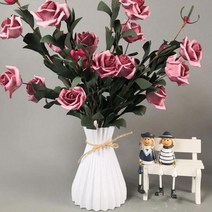 인테리어꽃병 플라스틱 화병 아크릴 북 종이학천마리 1000 달항아리 침봉꽂이 이천도자기 도양꽃 매병 레고 asdasdr*299614327wJ, C