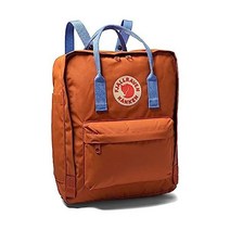 피엘라벤 Fjallraven 일상 칸켄 클래식 백팩 민트 그린, One Size, Teracotta Brown/Ultramarine