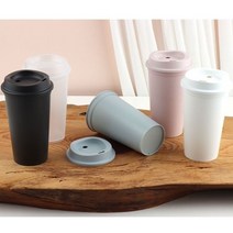 국내생산 뜨거운물가능리유저블컵 500ml 5개 세트 친환경 BPAFree