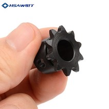 타이밍벨트 1pc 04C 체인 기어 45 # 스틸 10 치아 산업용 스프로킷 휠 상단 와이어 보어 5mm 6mm 8mm 10mm, 01 10 Teeth_03 8mm