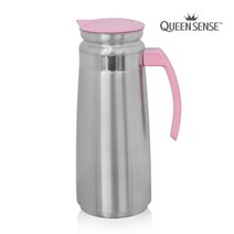 퀸센스 스테인레스 물병, 핑크, 1.3L