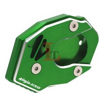 가와사키 닌자650 Z650 튜닝 사이드 스탠드 확장 패드 클립 커스텀 파츠, 그린-NINJA650개