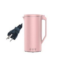 듀유제조기 이유식제조기 영양식제조기 죽만들기미니 가정용 휴대용 두유 메이커 350ML/500ML 밀크 쉐이크, 04 Pink 500ML_02 EU_01 110V