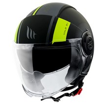 MT 헬멧 VIALE SV (맷블랙/형광), L