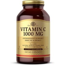 Solgar Store [현명한 직구]솔가 비타민C 1000mg 식물성캡슐 250정 Non GMO, 1개