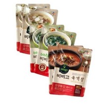 비비고 쇠고기미역국 500g 2개 + 소고기무국 500g 2개 + 육개장 500g 2개, 1세트