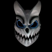 할로윈 마스크 시크가면 가면무도회 멋있는마스크, 화이트 데드 코어 [글로잉]