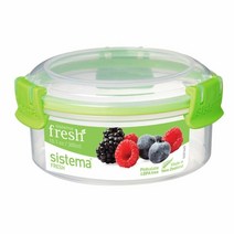 [KT알파쇼핑](사은품)시스테마 프레쉬 그린 원형 보관용기, 본상품선택