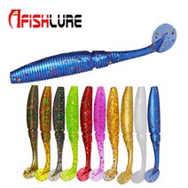 AFISHLURE 2인치 그럽웜 글럽웜 쉐드웜, 7번(15개입)