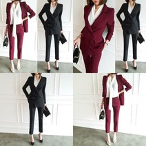 뉴타임즈18 투피스 가을 세트 바지 여성 정장 양복