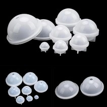 뽑기 캡슐 투명 원형구 몰드 실리콘 3D 에폭시 수지 몰딩 라운드 보석, 70mm UK00381