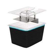 HORESTKIT 수비드 Container with Lid & Insulating Sleeve Compatible Most Cookers Machine 12 QT