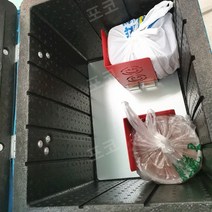 오토바이 배달통 자석 파티션 음식 유출 방지 내부 고정 배달가방 분리, 플레이트+30L폼박스용강력한자기차폐2개