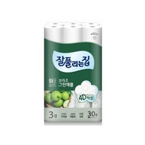 잘풀리는집 브리즈 그린애플 25m 30롤 x 1팩