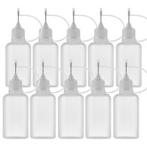 뾰족 노즐 미세조절 접착제 소분 바늘공병, 50ml 바늘공병 10개