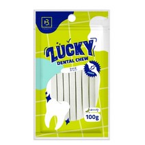브리더랩 럭키 덴탈 츄 조인트 아이브라이트 100g 강아지 덴탈껌, 조인트 (바나나) 100g
